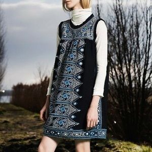 Sea New York Embroidered Crochet Dress 0 2 4 XS S